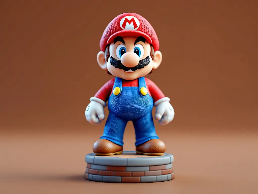 Figura Mario Clásico 3D – Edición Retro