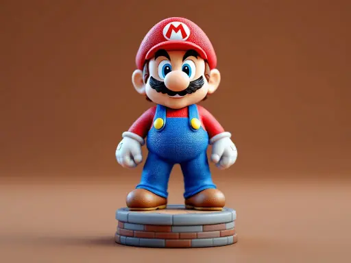 Figura Mario Clásico 3D – Edición Retro